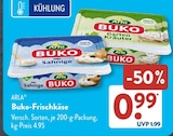 Buko-Frischkäse im ALDI SÜD Prospekt Buko-Frischkäse von Arla im aktuellen ALDI SÜD Prospekt für 0,99 €