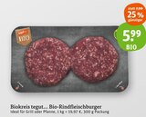 Bio-Rindfleischburger im Angebot bei tegut in Oberursel Bio-Rindfleischburger Angebote von tegut... bei tegut Oberursel für 5,99 €