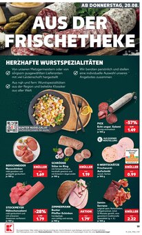 Wurst im aktuellen Kaufland Prospekt (Recklinghausen) Wurst im Kaufland Prospekt "Hier bin ich richtig" mit 71 Seiten (Recklinghausen)