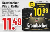 Pils o. Radler Angebote von Krombacher bei Marktkauf Detmold für 10,99 €