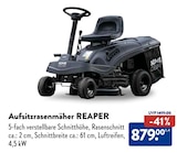 Aufsitzrasenmäher REAPER im ALDI SÜD Prospekt Aufsitzrasenmäher REAPER von Home Deluxe im aktuellen ALDI SÜD Prospekt für 879,00 €