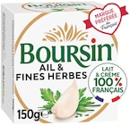 Fromage - Boursin en promo à 3,37 € chez Supermarchés Match Fromage - Boursin dans le catalogue Supermarchés Match