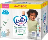 Couches bébé douceur naturelle - LOTUS BABY - Cora à Noisy-le-Sec Couches bébé douceur naturelle - LOTUS BABY en promo chez Cora Noisy-le-Sec à 22,19 €