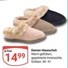Damen-Hausschuh im aktuellen GLOBUS Prospekt
