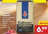 Prodomo Kaffee gemahlen Angebote von Dallmayr bei Netto Marken-Discount Wuppertal für 6,99 €