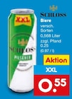 Biere Angebote von SCHLOSS bei Netto Marken-Discount St. Ingbert für 0,55 €