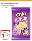 Mikrowellen Popcorn im Angebot bei GLOBUS in Rüsselsheim Mikrowellen Popcorn Angebote von Chio bei GLOBUS Rüsselsheim für 1,19 €