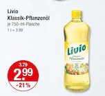 Pflanzenöl im V-Markt Prospekt Klassik-Pflanzenöl von Livio im aktuellen V-Markt Prospekt für 2,99 €