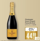 Ponsardin brut Angebote von Veuve Clicquot bei Marktkauf Nürtingen für 44,99 €