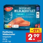 Pazifisches Wildlachsfilet im Angebot bei Netto Marken-Discount in Nordhorn Pazifisches Wildlachsfilet Angebote von Iglo bei Netto Marken-Discount Nordhorn für 2,99 €