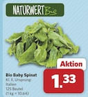 Aktuelle Gemüse Angebote bei combi in Osnabrück Aktuelles Bio Baby Spinat Angebot bei combi in Osnabrück ab 1,33 €