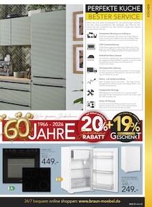 Herd im BRAUN Möbel-Center Prospekt "Wir feiern Jubiläum!" mit 28 Seiten (Freiburg (Breisgau))