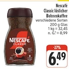 Aktuelles Classic löslicher Bohnenkaffee Angebot bei nah und gut in Würzburg ab 6,49 €