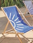 CHILIENNE AMOVIBLE BEAU SOLEIL - Hyper U à Le Havre CHILIENNE AMOVIBLE BEAU SOLEIL en promo chez Hyper U Le Havre à 31,99 €
