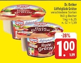 EDEKA Grünsfeld - Löffelglück Grütze Erdbeer-Himbeer Angebot im Prospekt Löffelglück Grütze Erdbeer-Himbeer bei EDEKA im Grünsfeld Prospekt für 1,00 €