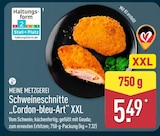 Schweineschnitte „Cordon-bleu-Art“ XXL von Meine Metzgerei für 5,49 € bei ALDI Nord im Angebot Schweineschnitte „Cordon-bleu-Art“ XXL von Meine Metzgerei im aktuellen ALDI Nord Prospekt