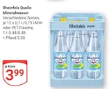 Aktuelles Mineralwasser Angebot bei GLOBUS in Duisburg ab 3,99 €