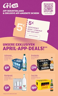 Krombacher im Getränke Hoffmann Prospekt "Aktuelle Angebote" mit 10 Seiten (Cottbus)