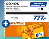 Smarte Premium Soundbar Arc Ultra Black von Sonos für 777,00 € bei expert im Angebot Smarte Premium Soundbar Arc Ultra Black von Sonos im aktuellen expert Prospekt