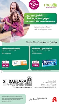 Aktueller mea - meine apotheke Prospekt "Unsere Oktober-Angebote" Aktueller mea - meine apotheke Prospekt