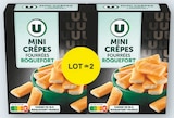 Mini Crêpes Fourrées - U - U Express Mini Crêpes Fourrées - U à 3,04 € dans le catalogue U Express