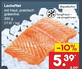 Lachsfilet im Netto Marken-Discount Prospekt Lachsfilet  im aktuellen Netto Marken-Discount Prospekt für 5,39 €