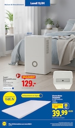 Prix et réduction Déshumidificateur dans le prospectus Lidl en cours Offre Déshumidificateur dans le catalogue Lidl du moment à la page 66