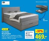 Boxspringbett Angebote von Sun Garden bei Lidl Homburg für 469,00 €