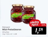 Wild-Preiselbeeren im Angebot bei Konsum in Pirna Wild-Preiselbeeren Angebote von Odenwald bei Konsum Pirna für 1,59 €