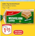 Aktuelles Sandwichtoast Weizenvollkorn Angebot bei GLOBUS in Braunschweig ab 1,05 €