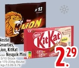 Smarties, Lion, KitKat oder Nesquik Mini von Nestlé im aktuellen EDEKA Prospekt für 2,29 €