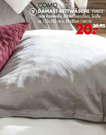 DAMAST-BETTWÄSCHE “PUNKTE“ bei Möbel Kraft in Buxtehude DAMAST-BETTWÄSCHE “PUNKTE“ im Angebot bei Möbel Kraft Buxtehude für 20,00 €