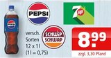 Pepsi oder 7up oder Schwip Schwap Angebote bei Getränke Oase Geseke für 8,99 €