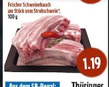 EDEKA Hohenahr - Schweinebauch Angebot im Prospekt Schweinebauch bei EDEKA im Hohenahr Prospekt für 1,19 €