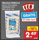 Aktuelles Münchner Weißwurst Angebot bei Netto Marken-Discount in Saarbrücken ab 2,49 €
