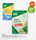 Bio-Magen-Darm Tee oder Bio-Bachblüten Tee Ruhe & Gelassenheit Angebote von Salus bei tegut Coburg für 2,99 €