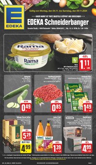 EDEKA Prospekt Wir lieben Lebensmittel! mit  Seiten