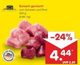 Gulasch gemischt Angebote von Gut Ponholz bei Netto Marken-Discount Zwickau für 4,44 €