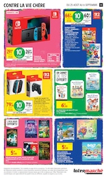 Prix et réduction Console Nintendo dans le prospectus Intermarché Hyper en cours Offre Console Nintendo dans le catalogue Intermarché Hyper du moment à la page 49