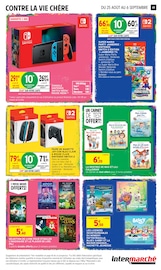 Promos Manette Nintendo dans le catalogue "VIVE LA FIN DES VACANCES" de Intermarché Hyper à la page 49 Promos Manette Nintendo dans le catalogue "VIVE LA FIN DES VACANCES" de Intermarché Hyper à la page 49
