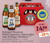 Aktuelles Brauhause Helles Lagerbier Angebot bei tegut in Erfurt ab 14,99 €