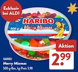 Aktuelle Haribo Angebote bei ALDI SÜD in Mönchengladbach Aktuelles Merry Mixmas Angebot bei ALDI SÜD in Mönchengladbach ab 2,99 €