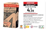 Mortier de montage à empreinte carbone réduite - SAC4MAT dans le catalogue LEROY MERLIN