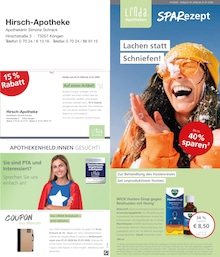 Aktueller LINDA Premiumapotheke Apotheken Prospekt für Plochingen: Aktuelle Angebote mit 3} Seiten, 01.01.2026 - 31.01.2026