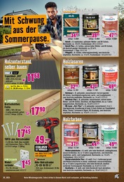 Holzschutzlasur im Hornbach Prospekt Holzschutzlasur im Hornbach Prospekt "Dir ist vieles Latte. Nur nicht Dein Garten." auf Seite 13