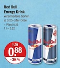 Energy Drink im V-Markt Prospekt Energy Drink von Red Bull im aktuellen V-Markt Prospekt für 0,88 €