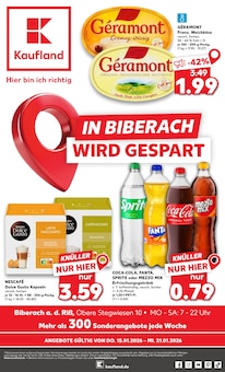 Kaufland Biberach Prospekt der aktuellen Woche, gültig von 15.01.2026 bis 21.01.2026 Aktueller Kaufland Biberach Prospekt "Aktuelle Angebote" mit 76 Seiten