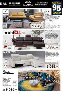 Sitzmöbel im aktuellen Möbel Inhofer Prospekt (Augsburg) Sitzmöbel im Möbel Inhofer Prospekt "WOHNEN EXKLUSIV" mit 20 Seiten (Augsburg)