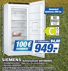 Gefrierschrank GS51NDWCV im Angebot bei expert in Regensburg Gefrierschrank GS51NDWCV Angebote von Siemens bei expert Regensburg für 949,00 €