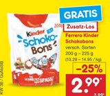 Kinder Schokobons im Angebot bei Netto Marken-Discount in Eberswalde Kinder Schokobons Angebote von Ferrero bei Netto Marken-Discount Eberswalde für 2,99 €